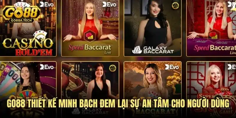 Go88 Chơi Casino Hợp Pháp Không Trong Môi Trường Hiện Nay 5 Go88 thiết kế minh bạch đem lại sự an tâm cho người dùng